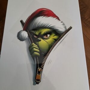 *NEW Festive Grinch Heat TRANSFERS use With Heat Press Or IRON